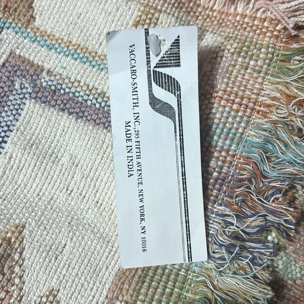 Vacarro-smith Inc made in India southwestern‎ bohemian handwoven throw tapestry
